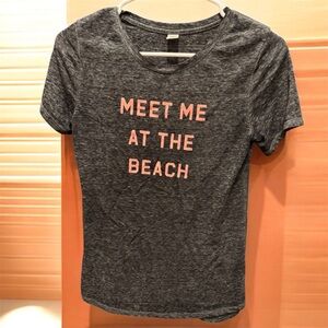 Old Navy Charcoal Heather Tee XS